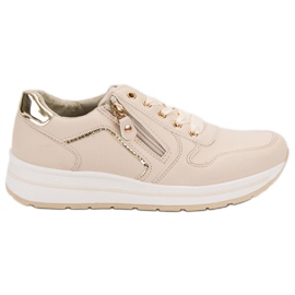 SHELOVET Beige sportssko