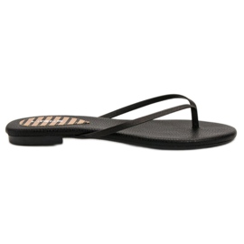 SHELOVET Klassiske flip-flops sort