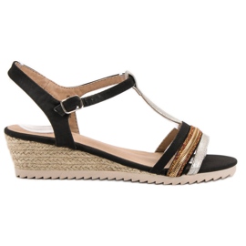 Kylie Espadrilles sandaler sort