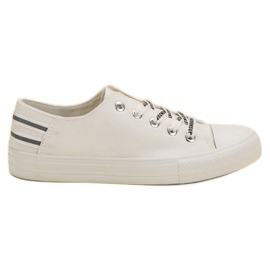SHELOVET Lav sneakers hvid
