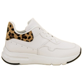 SHELOVET Hvide sneakers