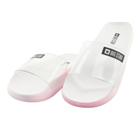 Big Star 274A258 damesandaler hvid sort