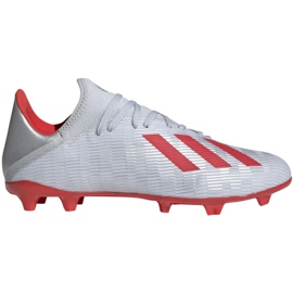 Adidas X 19.3 Fg M F35382 fodboldstøvler flerfarvet sølv