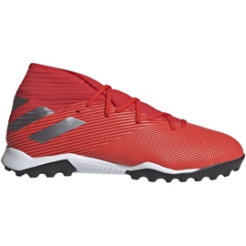 Adidas Nemeziz 19.3 Tf M F34427 fodboldstøvler rød rød