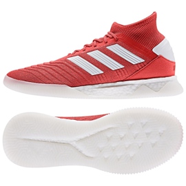 Adidas Predator 19.1 Tr M F35623 fodboldstøvler rød rød