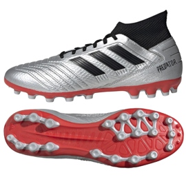 Adidas Predator 19.3 Ag M F99989 fodboldstøvler flerfarvet sølv