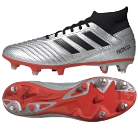 Adidas Predator 19.3 Sg M F99992 fodboldstøvler flerfarvet sølv