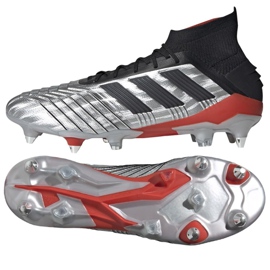 Adidas Predator 19.1 Sg M F99986 fodboldstøvler flerfarvet sølv