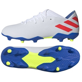 Adidas Nemeziz Messi 19.3 Fg M F34400 fodboldstøvler hvid hvid