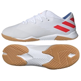 Indendørs sko adidas Nemeziz Messi 19.3 I M F34431 hvid hvid