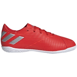 Adidas Nemeziz 19.4 In Jr F99938 fodboldstøvler rød rød