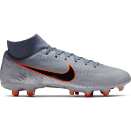 Nike Mercurial Superfly 6 Academy FG / MG M AH7362-408 fodboldsko rød grå