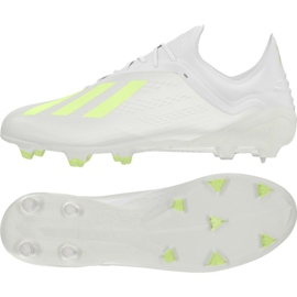 Adidas X 18.1 Fg M BB9348 fodboldstøvler flerfarvet hvid