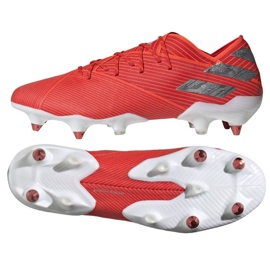 Adidas Nemeziz 19.1 Sg M F99855 fodboldstøvler rød rød