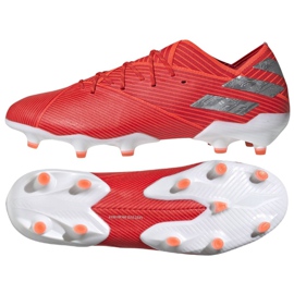 Adidas Nemeziz 19.1 Fg M F34408 fodboldstøvler rød rød
