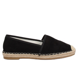 Sorte espadriller til kvinder LX178 Sort