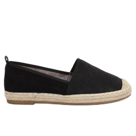 Sort espadriller til kvinder A629-ESP-1 Sort