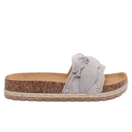 Grå Espadrillegrå BJS-002 Grå flerfarvet