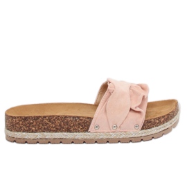 Lyserøde espadrilletøfler BJS-002 Pink