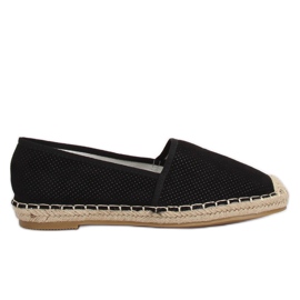 Sorte espadriller til kvinder N-2978 Sort
