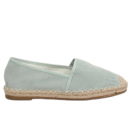 Kvinders espadriller akvamarin N-2978 L.GREEN grøn