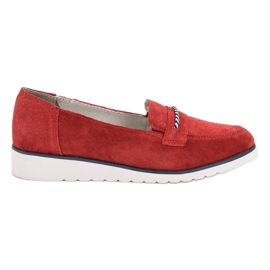 Filippo Læder loafers rød