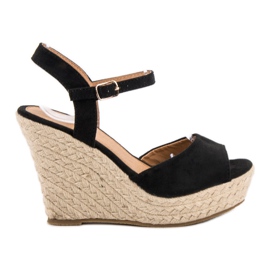 Sorte sandaler