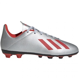 Adidas X 19.4 FxG Jr F35362 fodboldstøvler flerfarvet sølv