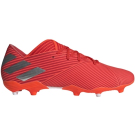 Adidas Nemeziz 19.2 Fg M F34385 fodboldstøvler rød rød