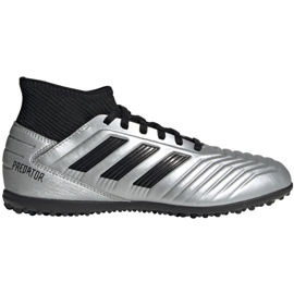 Adidas Predator 19.3 Tf Jr G25802 fodboldstøvler flerfarvet sølv