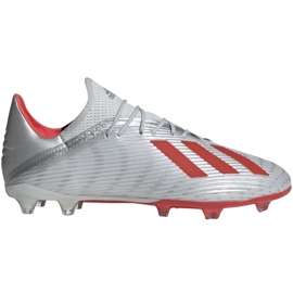 Adidas X 19.2 Fg M F35386 fodboldstøvler grå grå