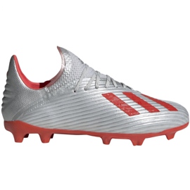 Adidas X 19.1 Fg Jr F35683 fodboldstøvler grå grå