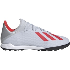 Adidas X 19.3 Tf M F35374 fodboldstøvler flerfarvet grå