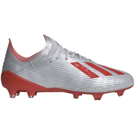 Adidas X 19.1 Fg M F35315 fodboldstøvler grå grå