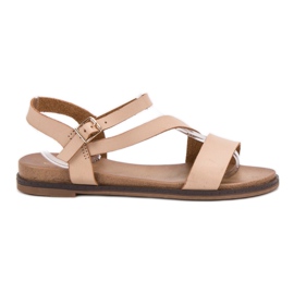 SHELOVET Casual sandaler brun