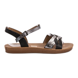 SHELOVET Behagelige sandaler sort
