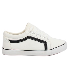 Hvide kvinders sneakers BL117P Hvid