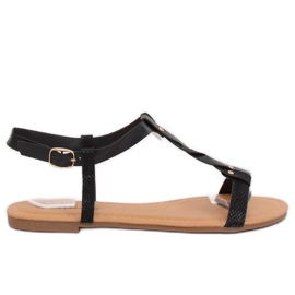 Sorte damesandaler S060071 Sort