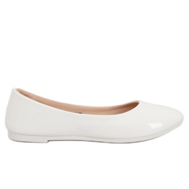Hvide kvinders ballerinaer JX76P Hvid