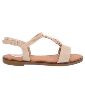 Beige sandaler til kvinder WL024 Beige