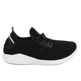 Sorte sportssko 7762-Y Sort