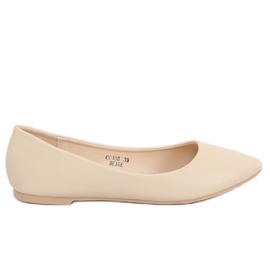 Beige ballerinaer til kvinder CC108 Beige