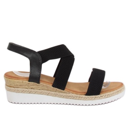 Sorte kvinders sandaler S81 Sort