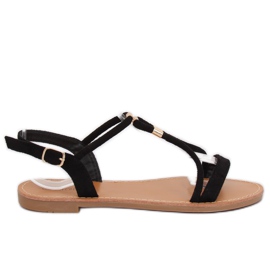 Sorte damesandaler L520 Sort