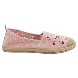 VICES Suede Espadrilles lyserød