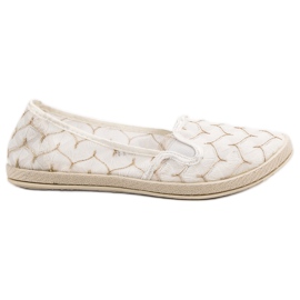 Hvide Slip On VICES sneakers