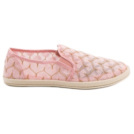 Blonder VICES Slipons lyserød