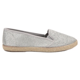 SHELOVET Sølv Slip-On sneakers grå
