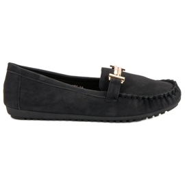 Top Shoes Sorte kvinders loafers