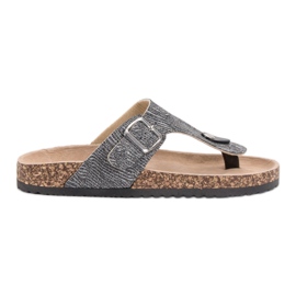 Evento Moderigtige flip-flops grå